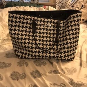 Houndstooth Michael Kors Tote